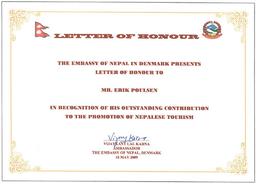 Honour Letter